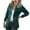Green, variant on Odeerbi Blazer Jackets for Women Blazers Trendy 2025 Casual Lapel Collar Button Pocket Temperament Motorcycle Jacket Leather Jacket Coat Red