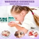 thumbnail image 5 of Kit de maquillaje Kuovei, 99 unidades, para niñas, con espejo, cintas para el pelo y uñas, 5 of 7
