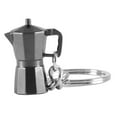 thumbnail image 3 of kurtrusly Keyring Key Chain Ring Coffee Accessories Stylish and Compact Moka pot 2x2x2cm 1Set, 3 of 6