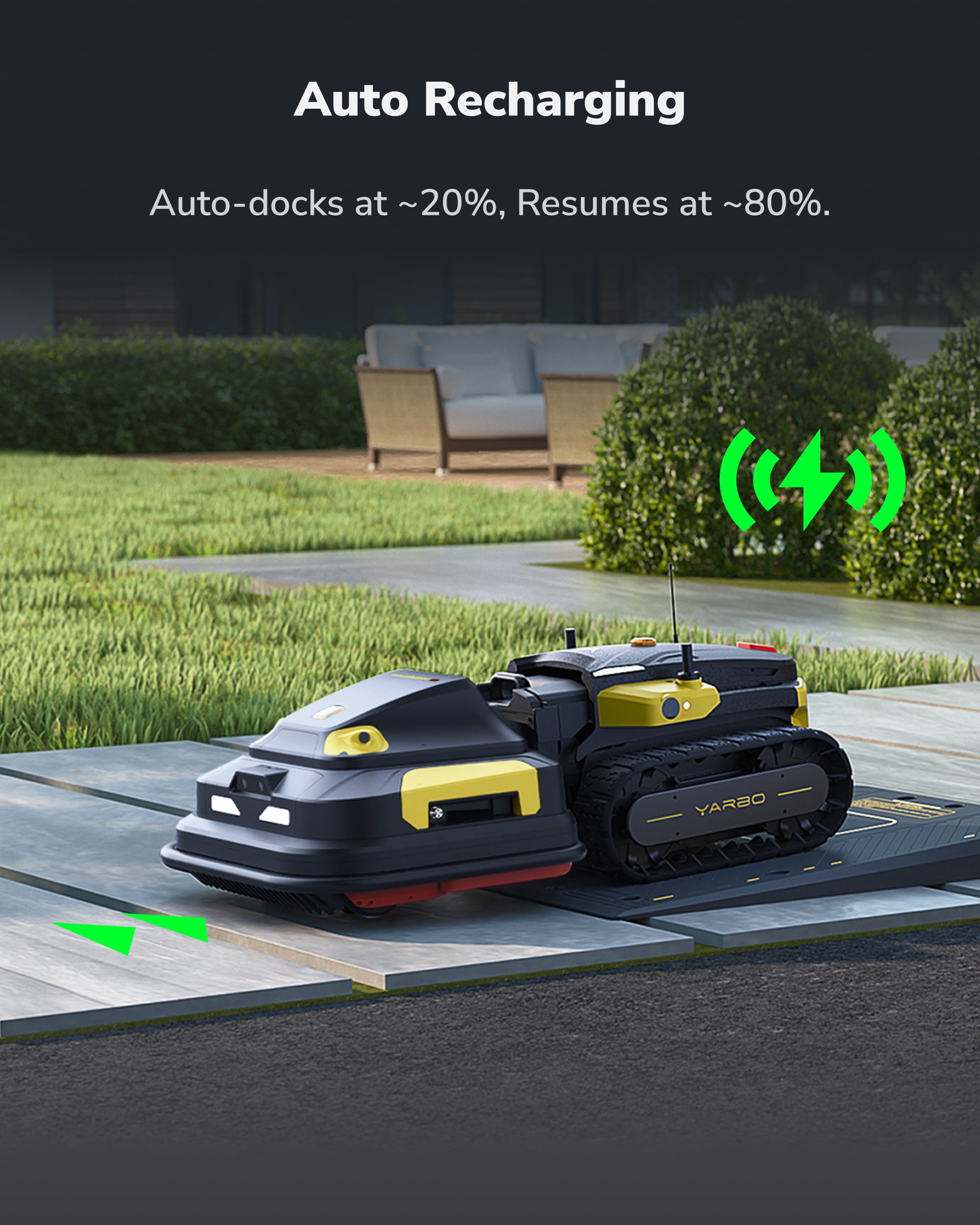 YARBO Robot Lawn Mower Pro and Snow Blower with Modular Design, Auto-Recharging, AI Multi-Zone Mapping & RTK GPS for Navigation