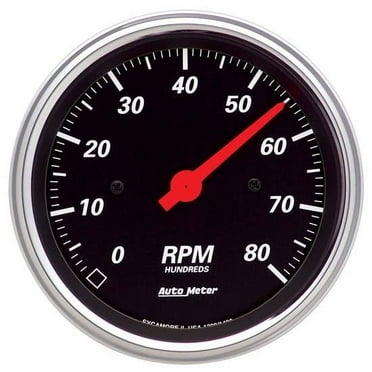 Auto Meter 1490 Designer Black Tachometer