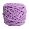 thumbnail image 1 of grueso y voluminoso, hecho a mano, para decoración del hogar, tejido a mano, para proyectos de crochet, suéteres, mantas tejidas, manualidades, Púrpura, 1 of 8
