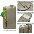 thumbnail image 4 of S-ZONE Women RFID Blocking Crossbody Cell Phone Purse Small Faux Leather Wallet Purse, 4 of 5