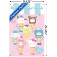 thumbnail image 4 of Hello Kitty and Friends: 24 Ice Cream Parlor - Group Wall Poster with Push Pins, 14.725" x 22.375", 4 of 4