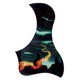 thumbnail image 1 of Duck Shaped Acoustic Guitar Pickguard Self-adhesive Pick Guard Sticker for Guitar (Black), 1 of 3