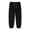 Black, variant on Mens Stretch Waist Sweatpants Drawstring Comfortable Tapered Pants with Pockets Active Joggers Pants Workout Pants Black XXXXXL