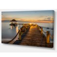 thumbnail image 2 of Brown Wooden Pier in Evening, 2 of 3