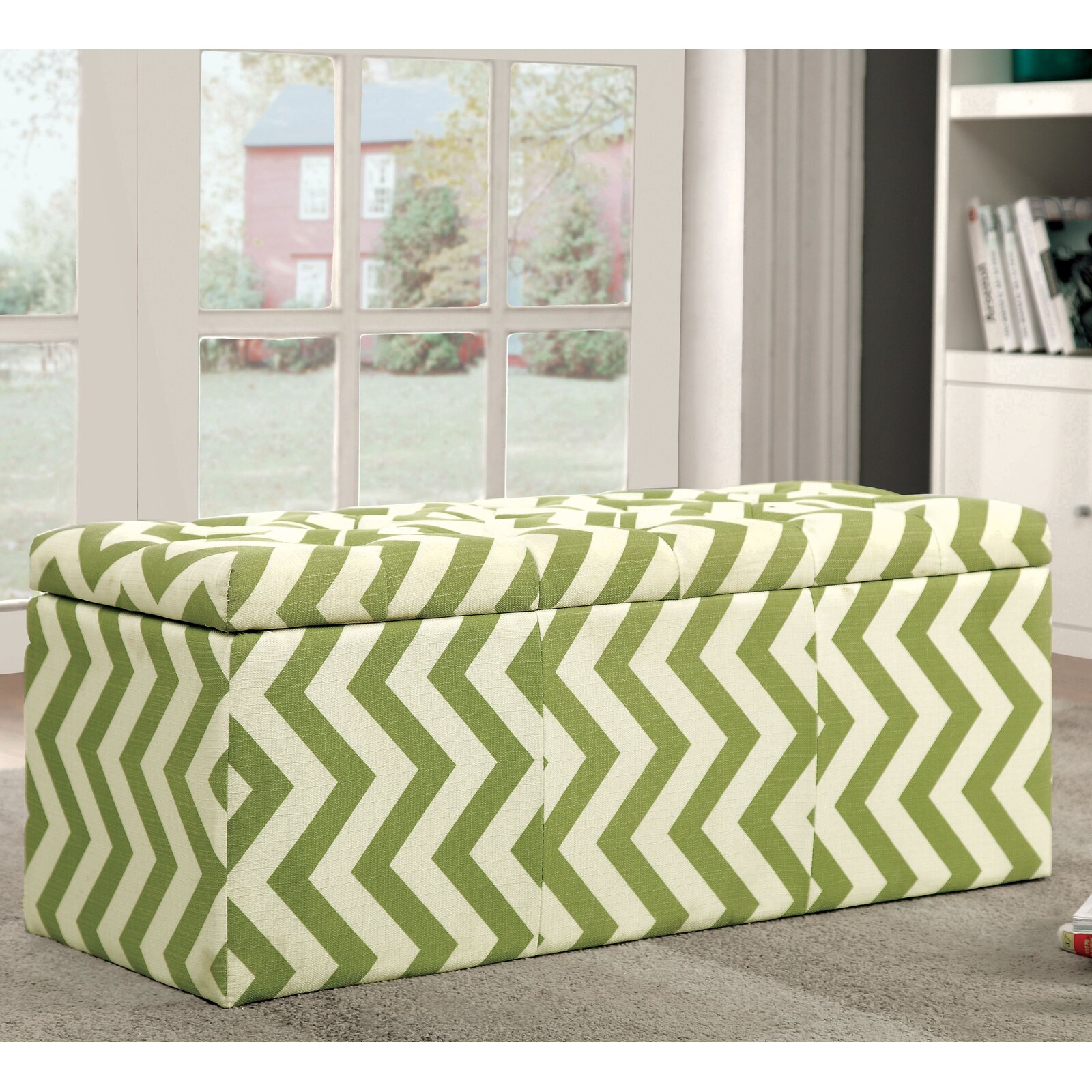 Zarah Upholstered Flip top Storage Bench