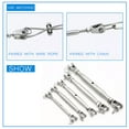 thumbnail image 3 of M5 M6 M8 M10 M12 Stainless (304)  Steel Turnbuckle Jaw Wire Rope Fork Rigging Screw Bottle Hardware Rigging Screw, 3 of 8