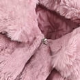 thumbnail image 6 of Feancey Toddler Girls Fleece Coats Baby Girl Faux Fur Warm Tunic Jackets Winter Fluffy Fuzzy Thick Coats for Kids Comfy Plush Outerwear Pink 5-6 Years, 6 of 6
