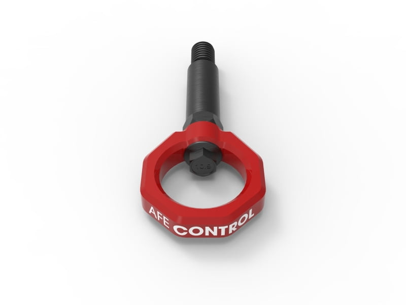 aFe Control Front Tow Hook for Toyota GR Supra (A90) 2020-2023 in Red