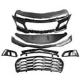 thumbnail image 3 of Ikon Motorsports Compatible with 10-13 Chevy Camaro ZL1 Style 5th to 6th Gen Conversion Front Bumper Cover, 3 of 9