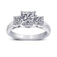 thumbnail image 1 of Diamonds Three Stone 2.31 CT Diamond Engagement Ring, Gold - Size 6.5, 1 of 1
