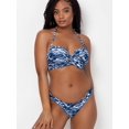 thumbnail image 3 of Smart &amp; Sexy Parte Superior de Bikini Halter estándar para Mujer, Impresión fluida de fantasía, 36B, 3 of 8