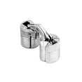 thumbnail image 2 of Dusknt Under $5 One-Way Copper Concealed Hinge Tool 10Mm Copper Concealed Hinge (Silver), Clearance Sales Today! Deals Prime!, 2 of 9