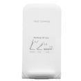 thumbnail image 3 of Soporte de carga inalámbrica 15W Carga rápida Diseño plegable Cargador de teléfono inalámbrico vertical u horizontal Blanco, 3 of 8
