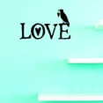 thumbnail image 1 of Love Bird Design Living Room Decor Sticker Picture Art Vinyl Wall Decal 10x20 Inches, 1 of 2