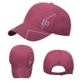 thumbnail image 3 of LEKODE Mens Caps and Hats Women's Baseball Hat Fishing Hats American Hats for Men Brim Hats for Men Ladies Baseball Caps for Women Cute Hats Hot Pink One Size, 3 of 5