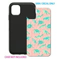 thumbnail image 2 of DistinctInk Custom SKIN / DECAL compatible with OtterBox Symmetry for iPhone 11 Pro MAX (6.5" Screen) - Preppy Pattern - Turtles on Pink Background, 2 of 5