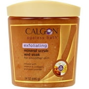 Calgon Ageless Bath Mineral Scrub and Soak, 24 oz