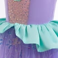 thumbnail image 4 of Princess Mermaid Costume Little Girls Dress Up for Birthday Party Carnival 3-9Y, 4 of 5