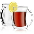 thumbnail image 2 of JoyJolt Caleo Insulated Double Wall Coffee Mug, Tea Glass 10 oz (Set of 2), 2 of 5