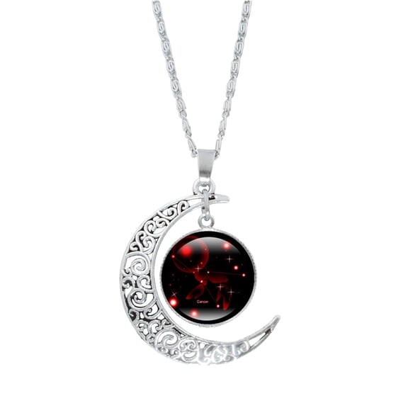 TOUMENY Zodiac Constellation Necklace, Personalized Astrology Jewelry for Women, Perfect Birthday Christmas Gift Idea