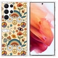 thumbnail image 1 of Retro Flower Mushroom Case for Samsung Galaxy S23 Ultra,Aesthetic Art Design Pattern Soft TPU Bumper Case Cover, 1 of 5