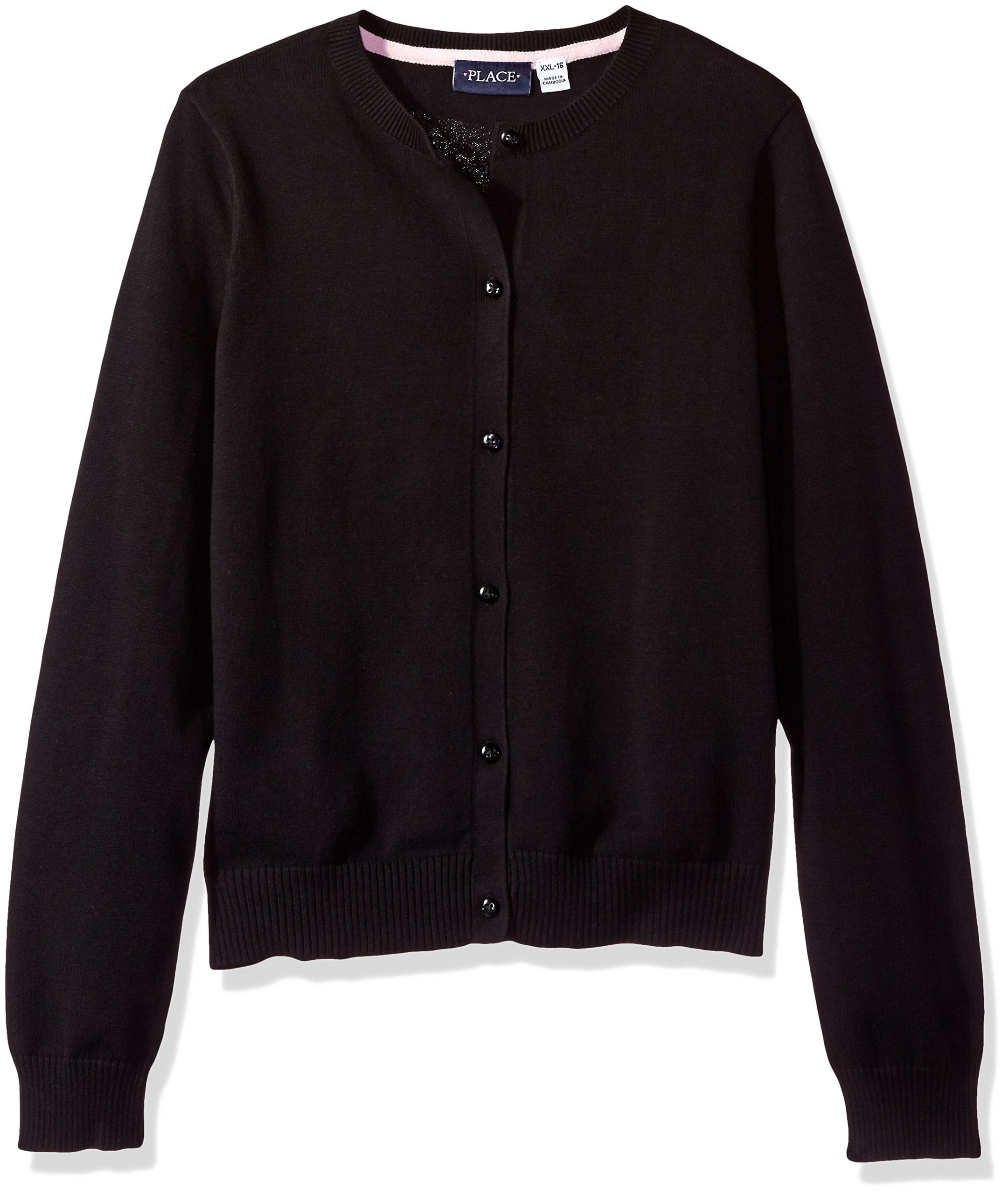 walmart black cardigan sweater