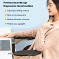 thumbnail image 3 of Arm Rest for Desk 180° Rotating Armrest Support Foldable Arm Wrist Rest Shelf Ergonomics Computer Desk Extender Tray for Home and Office, 3 of 7
