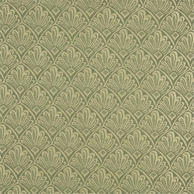 Designer Fabrics A120 54 in. Wide Light Green Two Toned Fan Upholstery  Fabric 