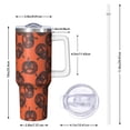 thumbnail image 2 of Halloween Swirled Pumpkins Pattern Tumbler with Handle and Lid,40oz Double Wall Vacuum Insulated Tumbler,Cups Gift for Women and Men, 2 of 7