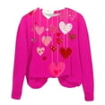 thumbnail image 4 of Cute Valentines Sweatshirts for Women, Heart Print Sweatshirts, Womens Long Sleeve Sweatshirts Casual Round Neck Pullover Tops Valentine's Day Long Sleeved Fashionable Printed Sweatshirt, 4 of 4