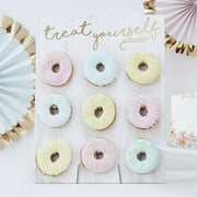 Ginger Ray Donut Wall - Gold Treat Yourself