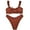 Red, variant on Vedolay Underwire Swimsuits For Women Women's High Waisted Bandage Bikini Set Wrap Two Piece Push Up Swimsuits,Red S