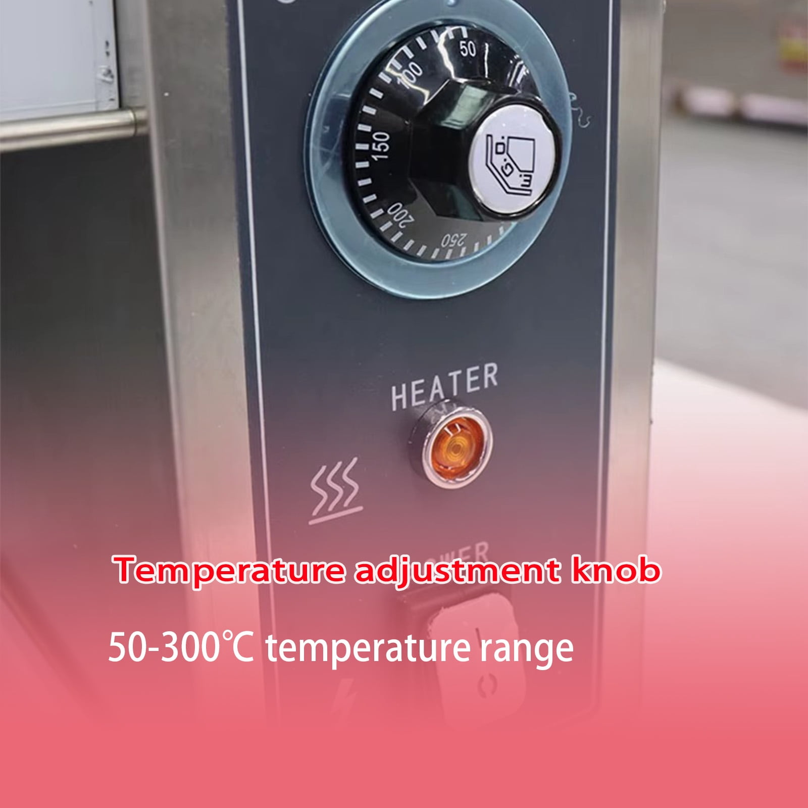 Kolice Commercial Automatic Chain Type Bun Toaster, Burger Machine, Toast/Bun/Bread Baking Heating Machine, Temperature Adjustable, Thickness Adjustable