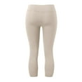 thumbnail image 5 of Mepaouo Leggings for Women High Waisted Tummy Control Yoga Pants for Workout Gym Dance(Beige,XL), 5 of 5