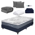 thumbnail image 1 of Colchón Matrimonial Ghana + Box + Almohadas 2Pack + Protector de Colchón + Sábanas Softy + Edredón Homy, 1 of 8
