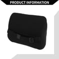 thumbnail image 4 of Almohada para el cuello del automóvil Almohada para reposacabezas del asiento del automóvil para el cuello y la espalda Espuma viscoelástica transpirable 1 pieza Negro Blanco, 4 of 6
