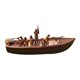 thumbnail image 3 of 6 figuras de personas diminutas a escala 1/64 para dioramas, micropaisajes y juegos de simulación. Con barco, 3 of 9