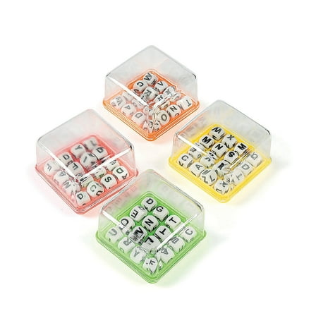 Fun Express Mini Letter Brain Teaser Games - 4 Pieces