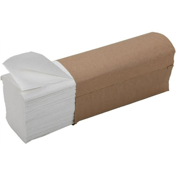 Bulk Multifold White Paper Hand Towels, Soft & Absorbent, 4000 Count (16 Packs of 250 Sheets)