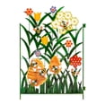 thumbnail image 1 of Small Outdoor Cover, Colorful Metal 3-Panel Bees and Flower Garden Screen Colorful Metal 3-Pane, Protective Cover, 1 of 1