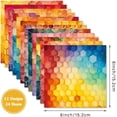 thumbnail image 2 of ZOUSSIQI 24 Sheets 6" x 6" Honey Scrapbook Paper Yellow Color Single Sided Cardstock for Scrapbooking Journal Photo Album Card Making (R2501) CA919-15059, 2 of 4