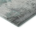 thumbnail image 3 of Addison Rugs Mayfield Premium Machine Washable Transitional Abstract Teal Rectangle Rug, 10' X 14' Machine Washable Transitional Abstract Teal Oversized Sherpa Throw Blanket, 3 of 7
