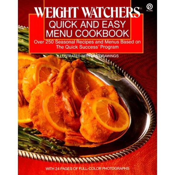 Pre-Owned Weight Watchers Quick and Easy Menu Cookbook, Over 250 Seasonal Recipes and Menus Based on the Quick Succe, by Weight Watchers, Inc Staf Weight Watchers Internati (Paperback), English