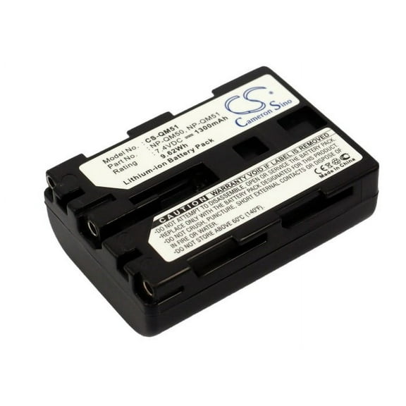 Battery for Sony CCD-TR108 DCR-DVD200 DCR-TRV950 MVC-CD500 NP-QM50 NP-QM51