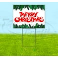 thumbnail image 1 of Merry Christmas V9 (18" X 24") Yard Sign, Includes Metal Step Stake, 1 of 6