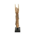 thumbnail image 4 of A&B Home Abstract Wooden Horse Head Tabletop Statue 25.6" x 5.1" x 28.7", 4 of 5