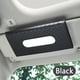 thumbnail image 1 of Soporte para pañuelos para automóvil, soporte para máscara de tela para automóvil, con una bolsa sin pañuelos, estuches de papel de seda para visera solar de automóvil de cuero PU negro universal, cli, 1 of 5